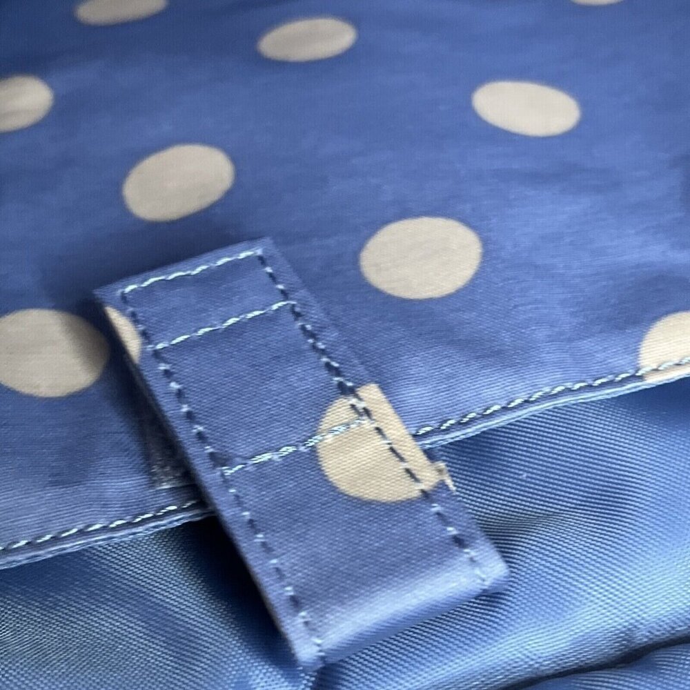 Cath Kidston London Light Blue Polka Dot Fold Over Backpack NWOT - Picture 16 of 16